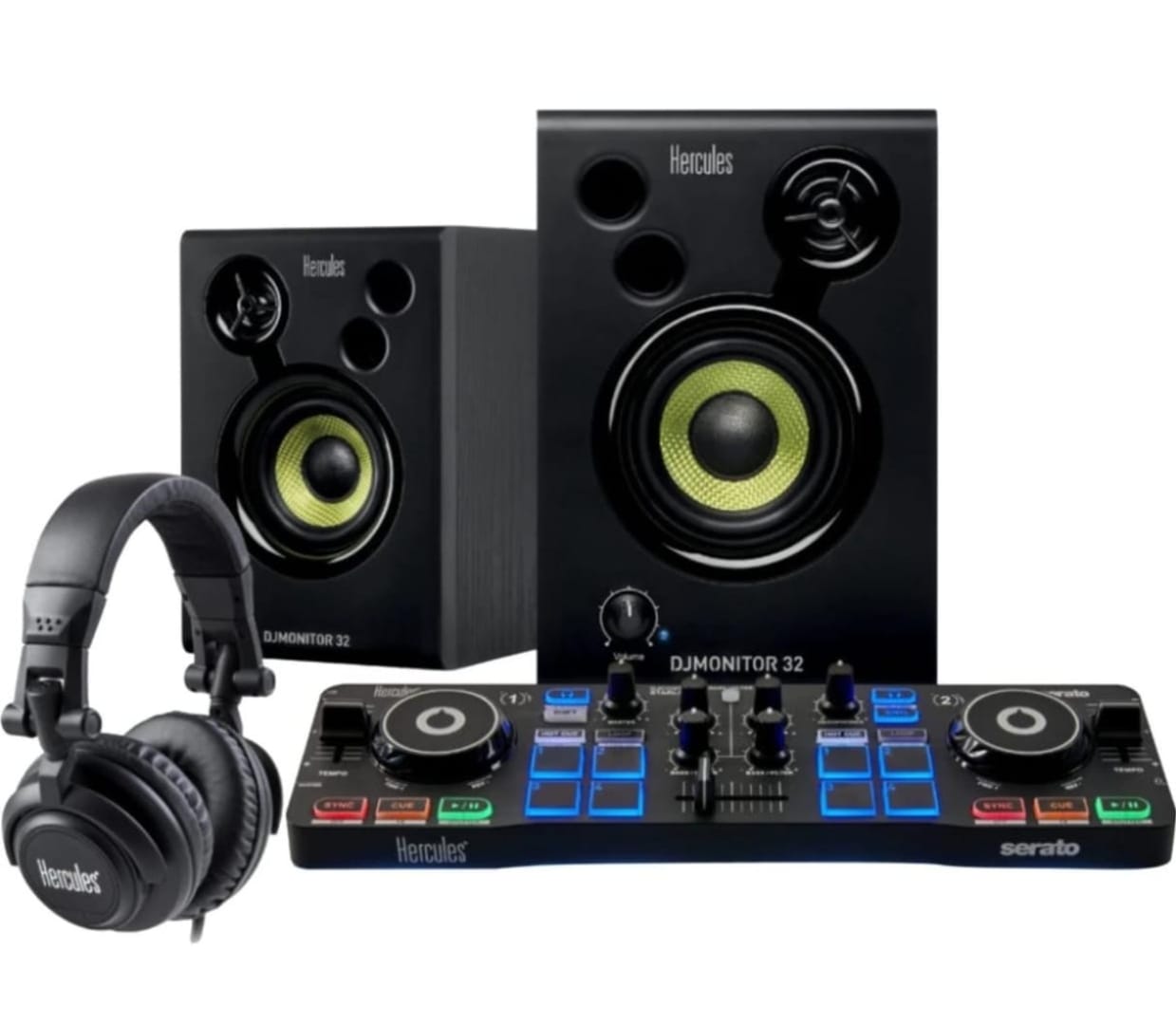 HERCULES DJ Starter Kit Wired DJ Controller