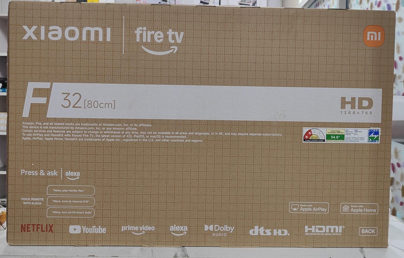 Xiaomi 32 Inches Fire TV Model No: L32MB-FIN