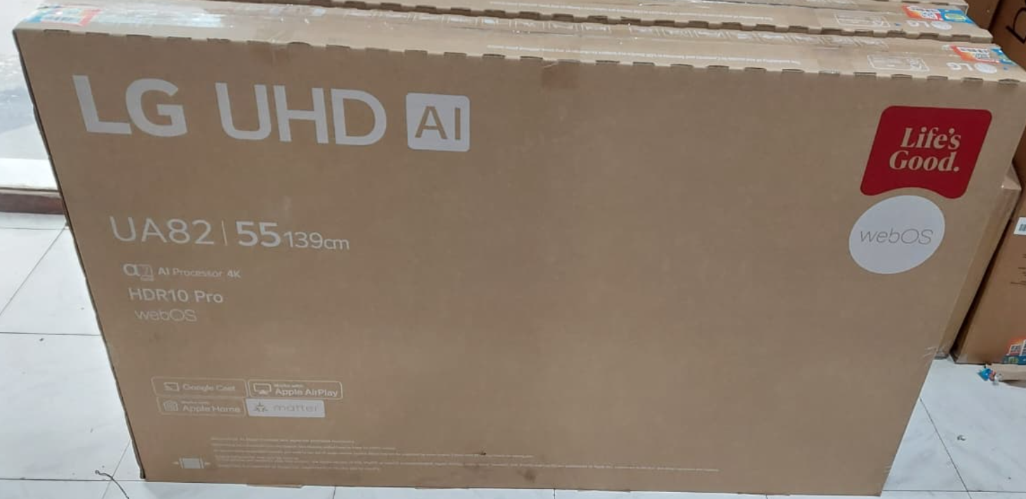 LG Smart TV 4K Ultra HD 55" Inches Model No:55UA82006LA
