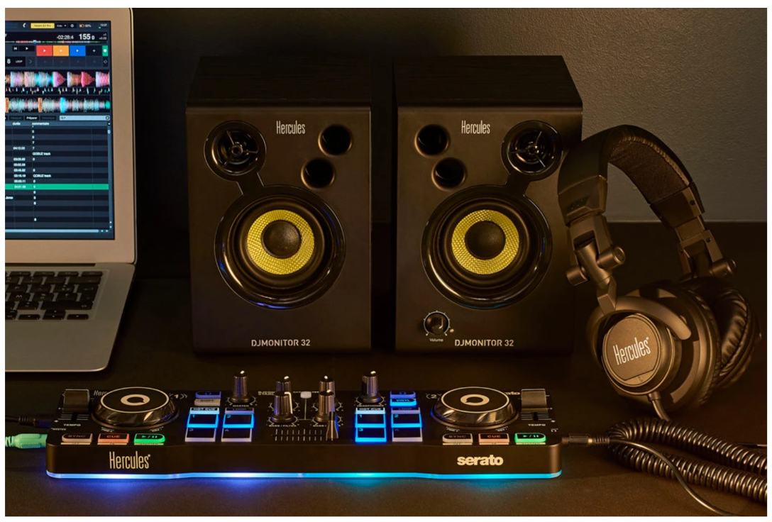HERCULES DJ Starter Kit Wired DJ Controller