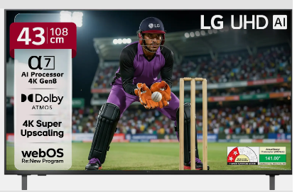 LG 43" Inches 4K Ultra HD Model No: 43UA73806LA